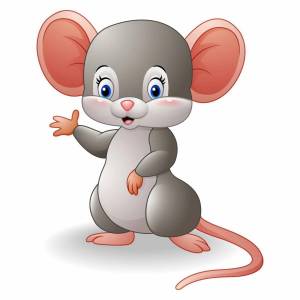 Раскраска мышка для детей 3 4 лет #10 #409108