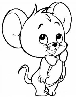 Раскраска мышка для детей 3 4 лет #14 #409112