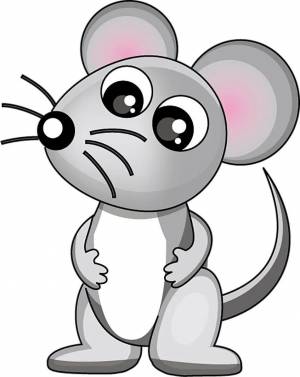 Раскраска мышка для детей 3 4 лет #26 #409124
