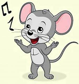 Раскраска мышка картинка для детей #8 #409181