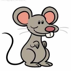 Раскраска мышка картинка для детей #20 #409193