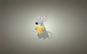 Раскраска мышка с сыром #24 #409306