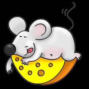 Раскраска мышка с сыром #33 #409315