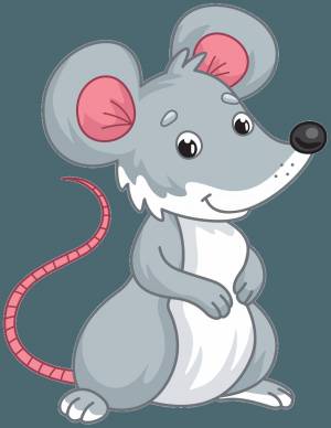 Раскраска мышонок для детей #4 #409358