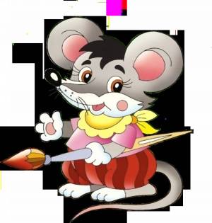 Раскраска мышонок для детей #7 #409361