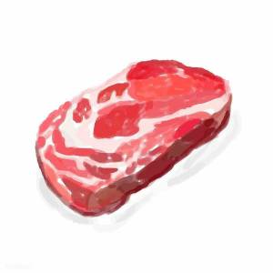 Раскраска мясо для детей #6 #409935