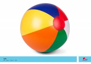 Раскраска мяч для детей 3 4 лет #24 #410090
