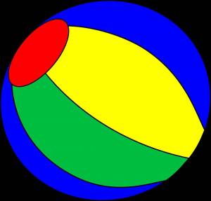 Раскраска мячик для детей 3 4 лет #24 #410116