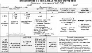 Раскраска н и нн в словах разных частей речи #35 #410163