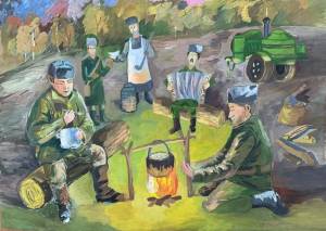 Раскраска на военную тематику для детей в школу #6 #410934