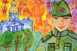 Раскраска на военную тематику для детей в школу #17 #410945