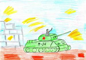 Раскраска на военную тематику для детей в школу #21 #410949