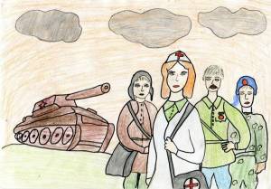 Раскраска на военную тематику для детей в школу #25 #410953