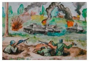 Раскраска на военную тематику для детей в школу #26 #410954
