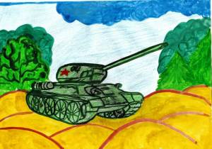 Раскраска на военную тематику для детей в школу #38 #410966