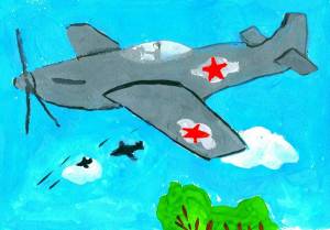 Раскраска на военную тему для детей 6 7 лет #5 #411011