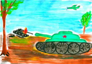 Раскраска на военную тему для детей 6 7 лет #8 #411014