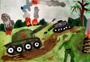 Раскраска на военную тему для детей 6 7 лет #10 #411016