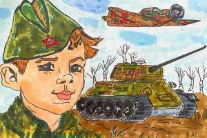 Раскраска на военную тему для школьников #22 #411057
