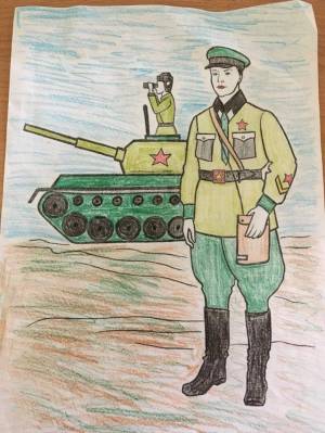 Раскраска на военную тему для школьников #38 #411073