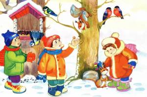 Раскраска на зимнюю тему для детей 4 5 лет #25 #411395