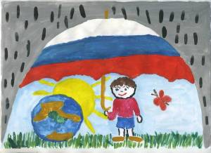 Раскраска на патриотическую тему для дошкольников #7 #411851