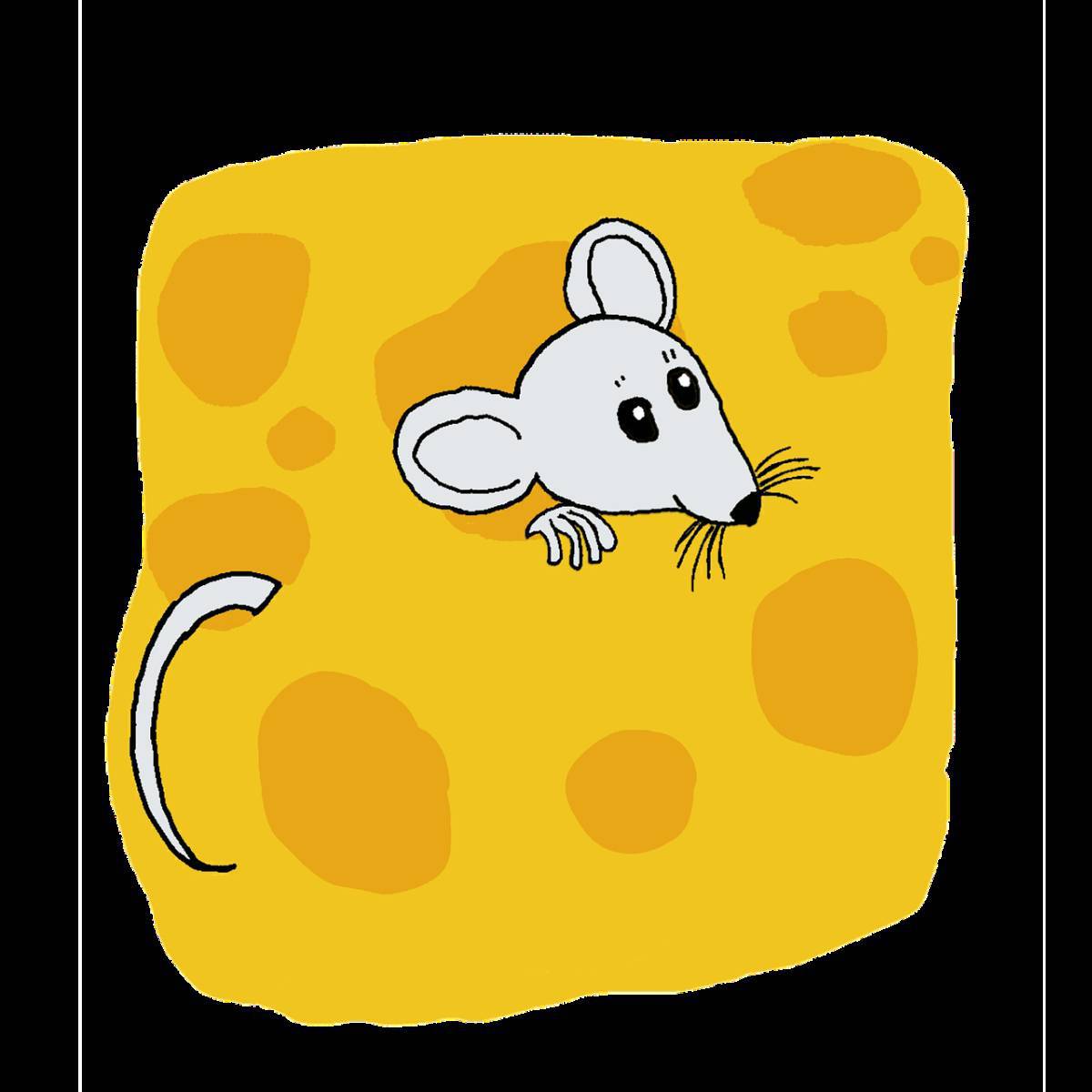 Мышка с сыром #2