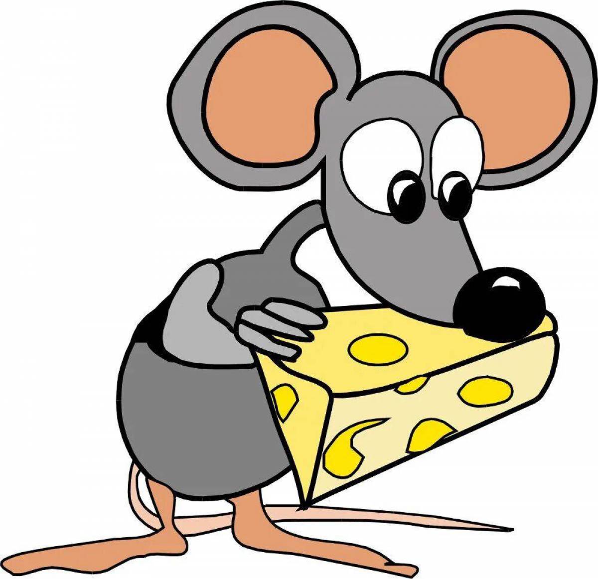 Мышка с сыром #3