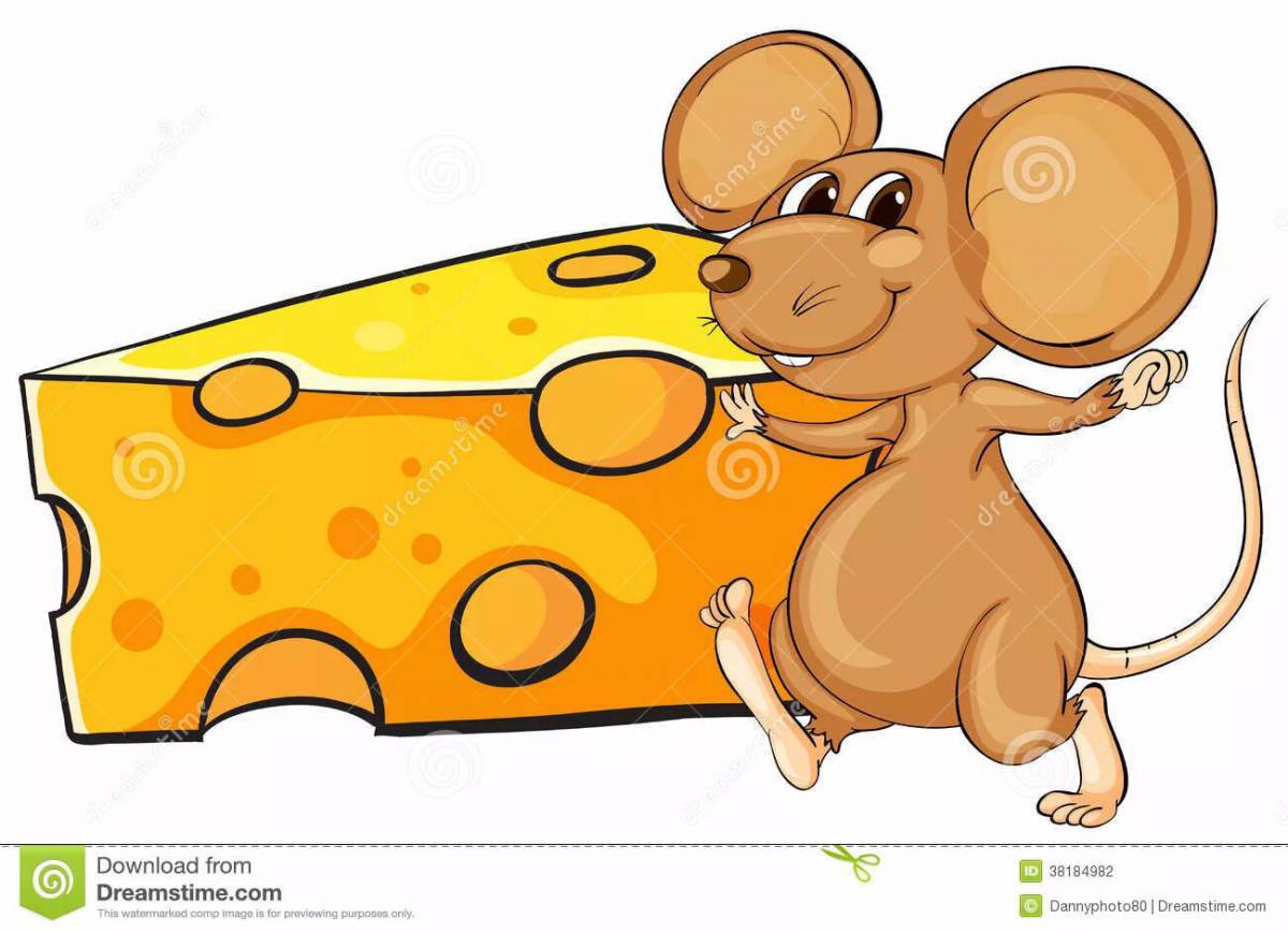 Мышка с сыром #7