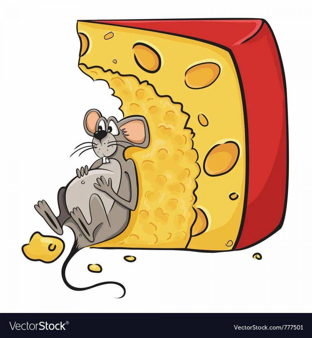 Мышка с сыром #8