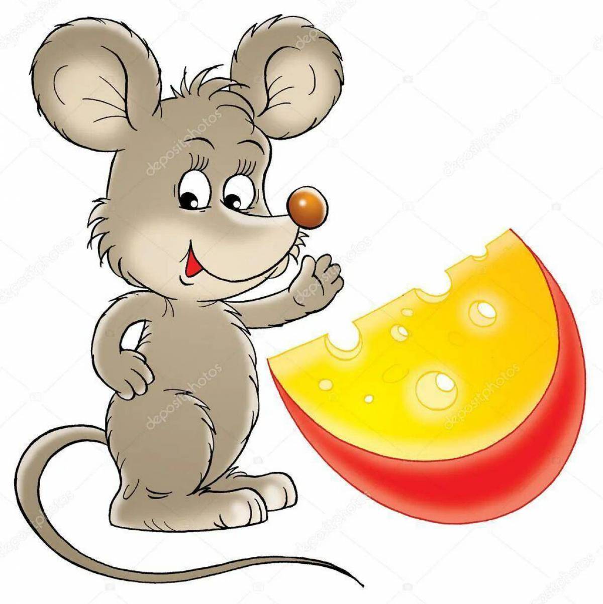 Мышка с сыром #13