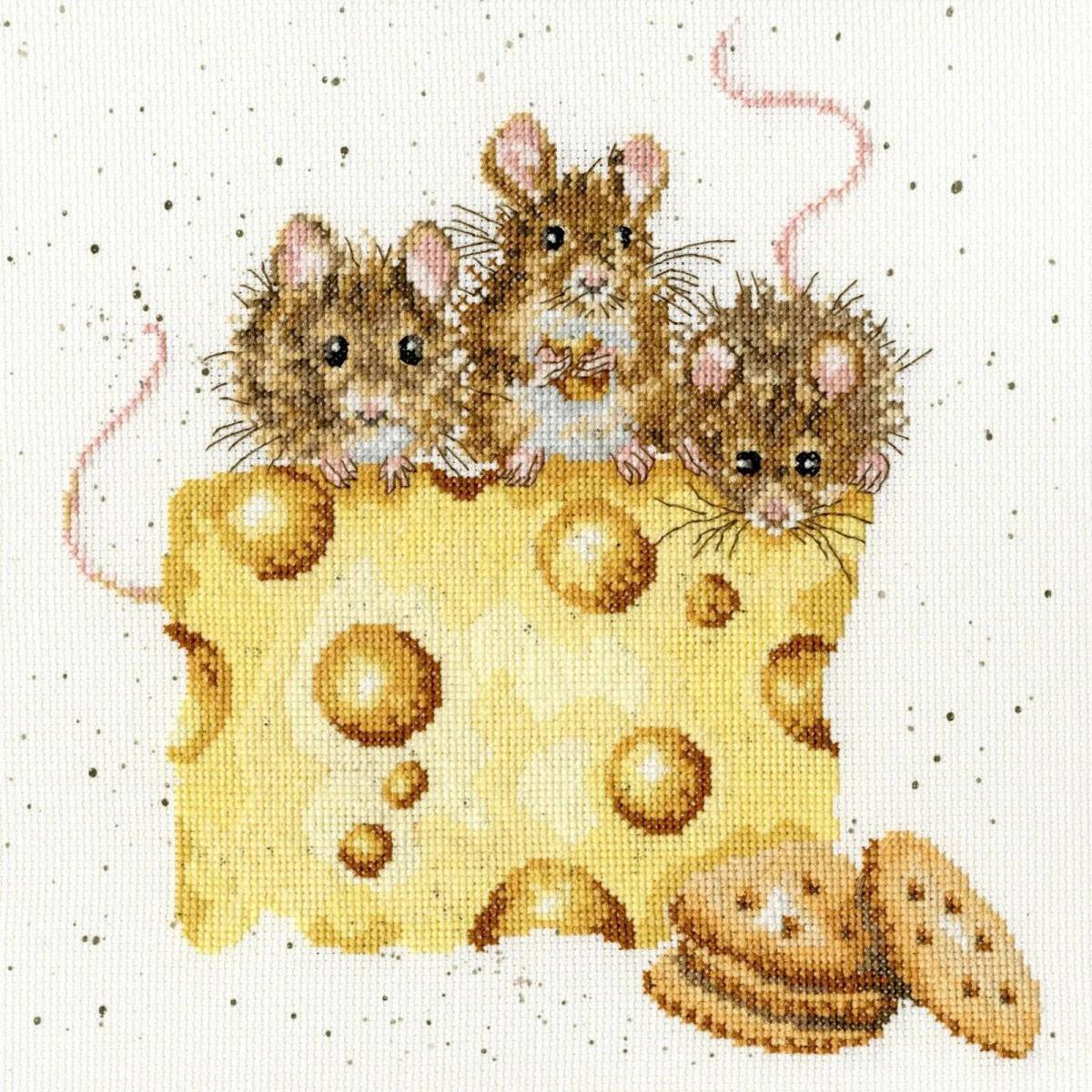 Мышка с сыром #14