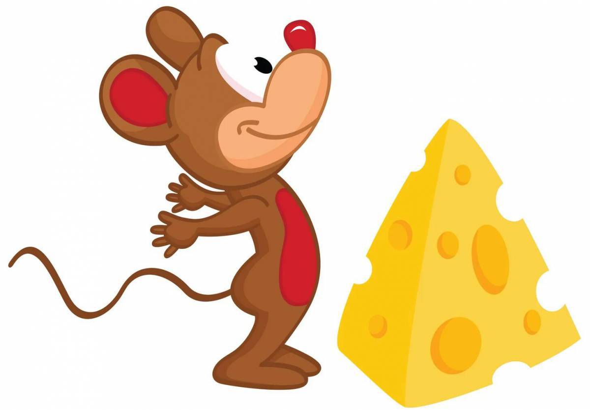 Мышка с сыром #22