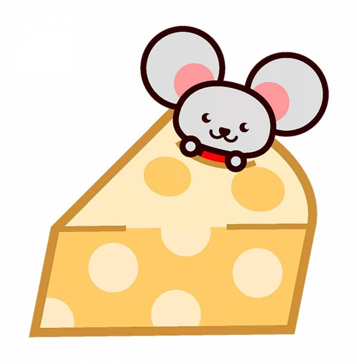 Мышка с сыром #35