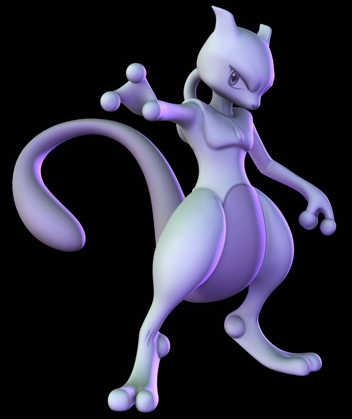 Покемоны 38. Mewtwo DC - Weasyl.