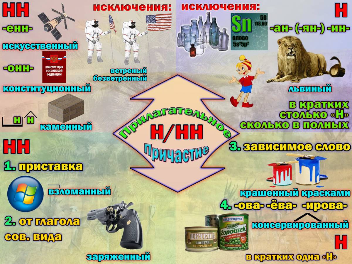 Н и нн в словах разных частей речи лошадь #22