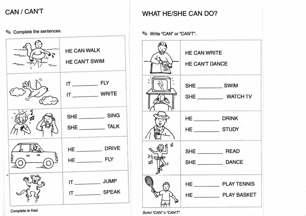 На английском для детей с заданиями #8