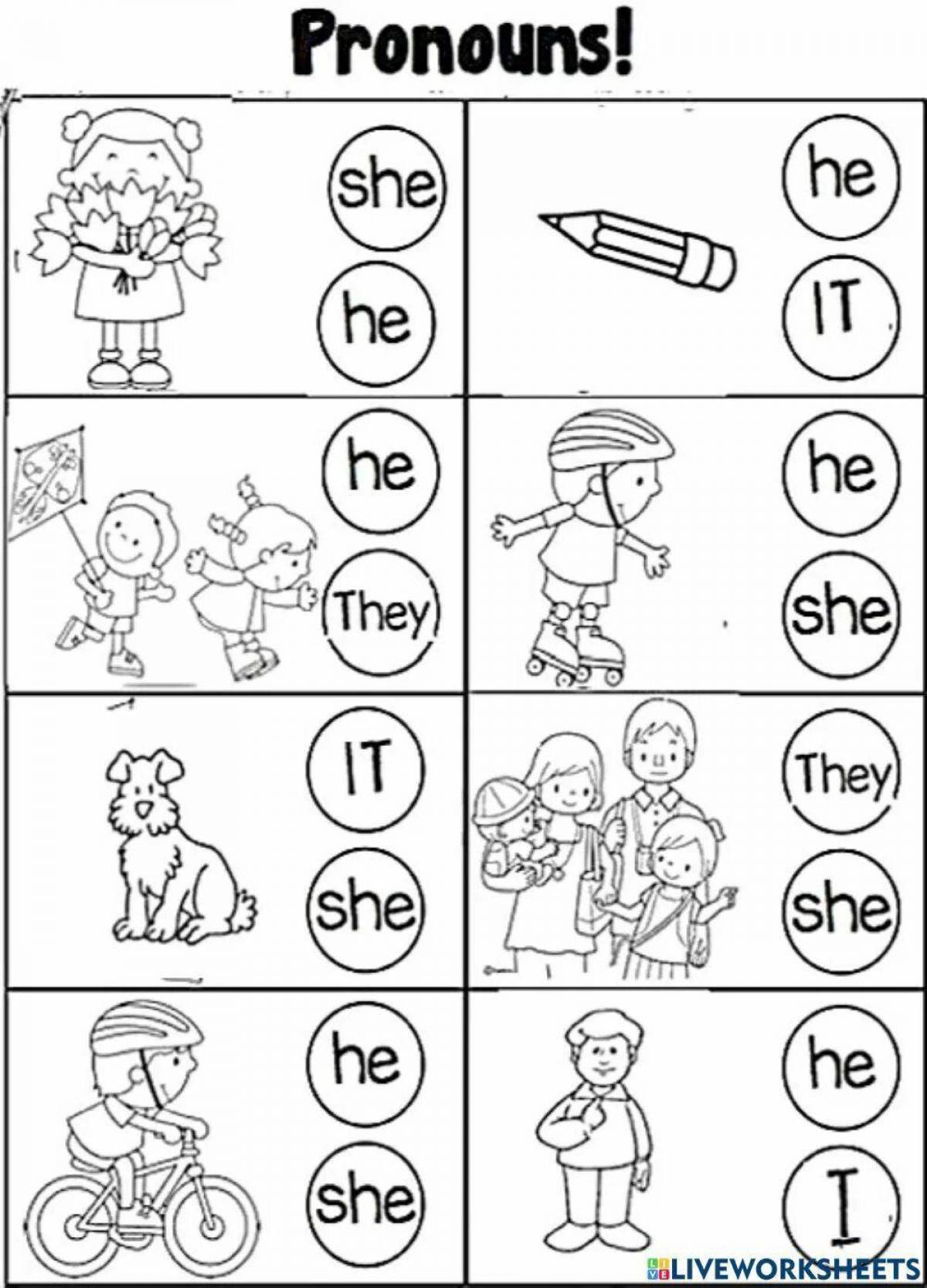 На английском для детей с заданиями #28