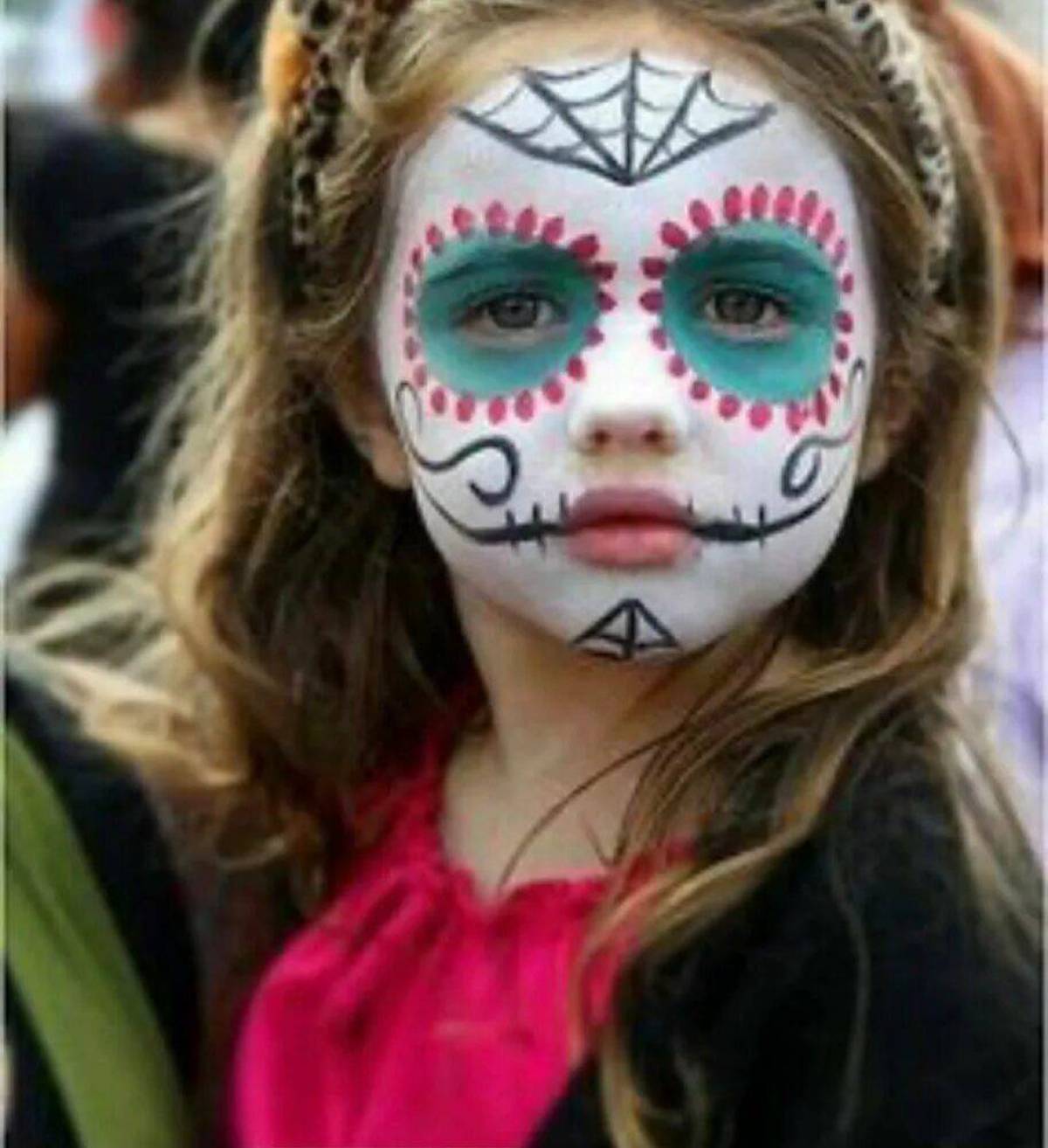 детский макияж на хэллоуин фото