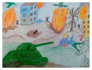 Раскраска на тему война для детей #3 #412359