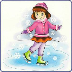 Раскраска на тему зима для детей 3 4 лет #26 #412576
