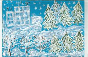 Раскраска на тему зима для детей 5 6 лет #23 #412612