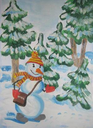 Раскраска на тему зима для детей 6 лет #27 #412655
