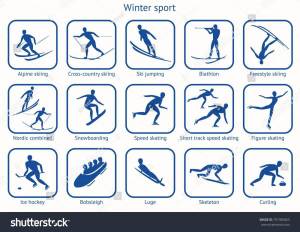 Раскраска на тему зимние виды спорта #11 #412678