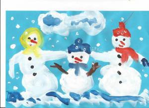 Раскраска на тему зимние забавы в подготовительной группе #3 #412786