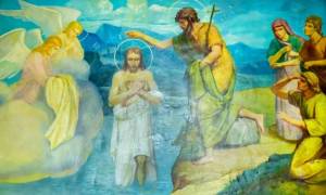 Раскраска на тему крещение господне для детей #11 #412971