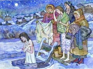 Раскраска на тему крещение господне для детей #23 #412983