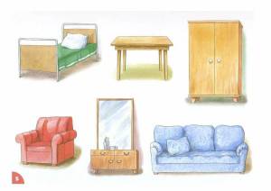 Раскраска на тему мебель #8 #413006