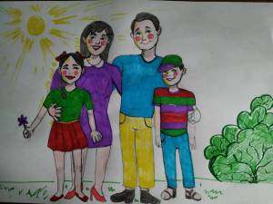 Раскраска на тему моя семья #3 #413117