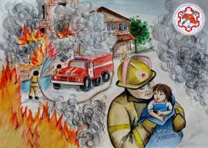 Раскраска на тему пожарная безопасность #6 #413304